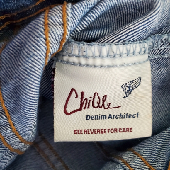 CHIQLE Denim Jean Jacket Size S - Picture 3 of 5